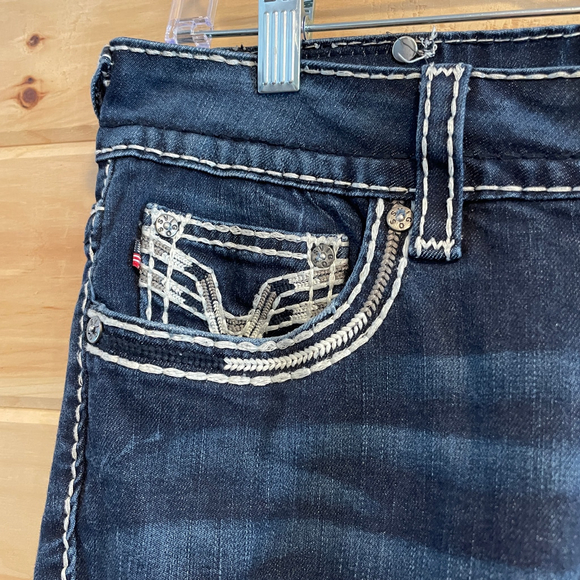 Women's Vigoss Blue The Chelsea Flare Jeans 9/10 - Picture 2 of 10